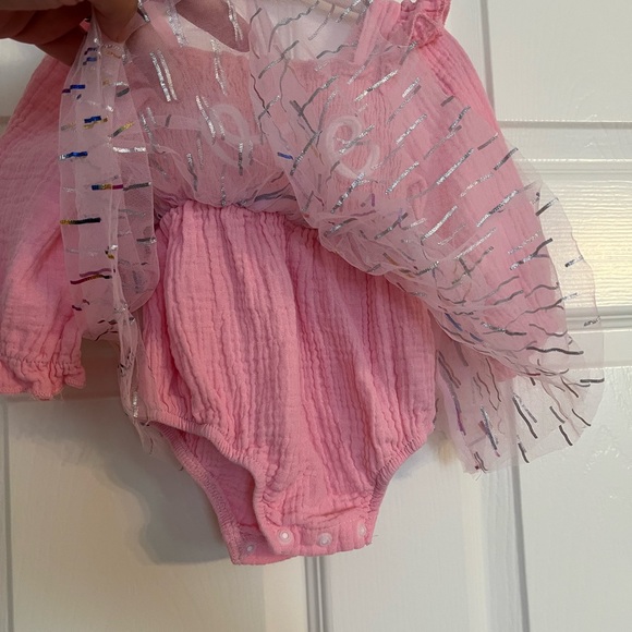 First Birthday Pink Dress - Picture 2 of 3